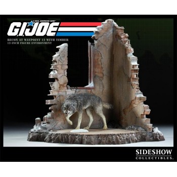 G.I. Joe Diorama Recon at Waypoint 12 with Timber 36 cm